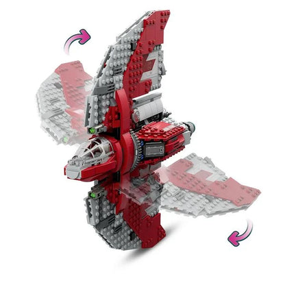 LEGO Star Wars 75362 Ahsoka Tano’s T-6 Jedi Shuttle – 601 Teile | Spiel & Sammeln
