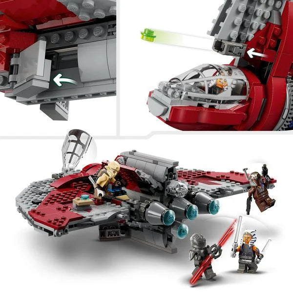 LEGO Star Wars 75362 Ahsoka Tano’s T-6 Jedi Shuttle – 601 Teile | Spiel & Sammeln