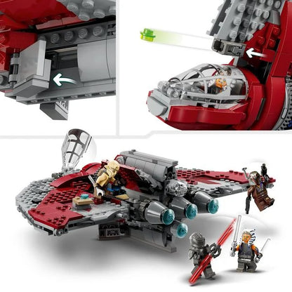 LEGO Star Wars 75362 Ahsoka Tano’s T-6 Jedi Shuttle – 601 Teile | Spiel & Sammeln