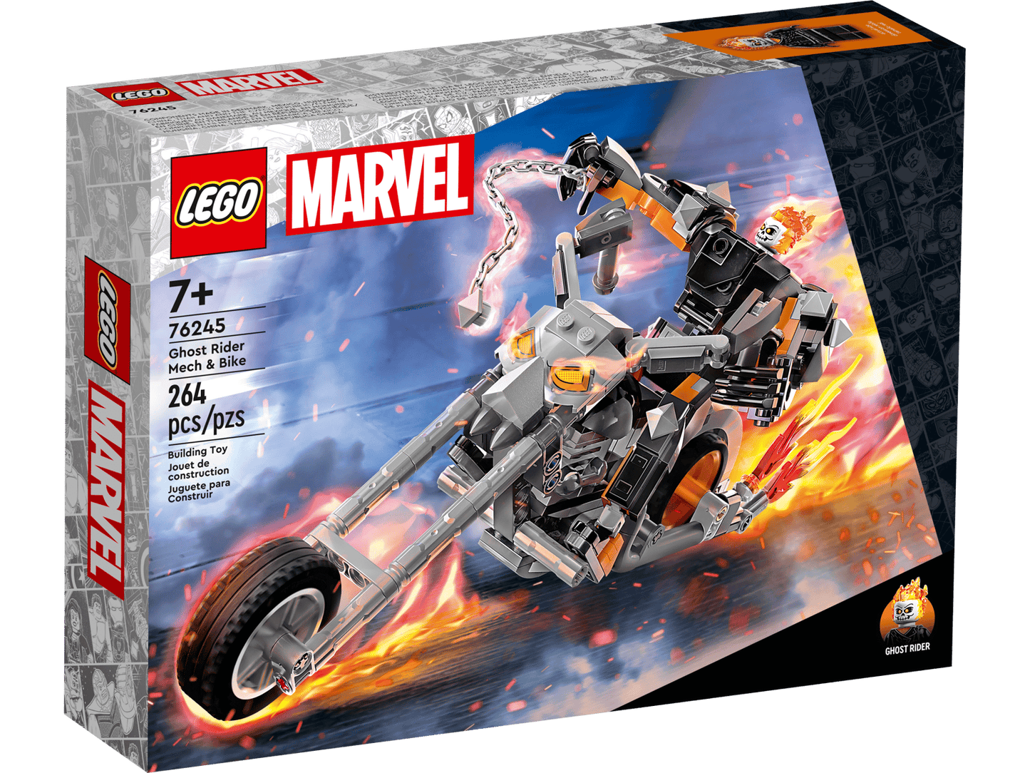 LEGO Marvel 76245 Ghost-Rider Mech Bike – Superhelden Set | Ghost Rider | Sammler LEGO