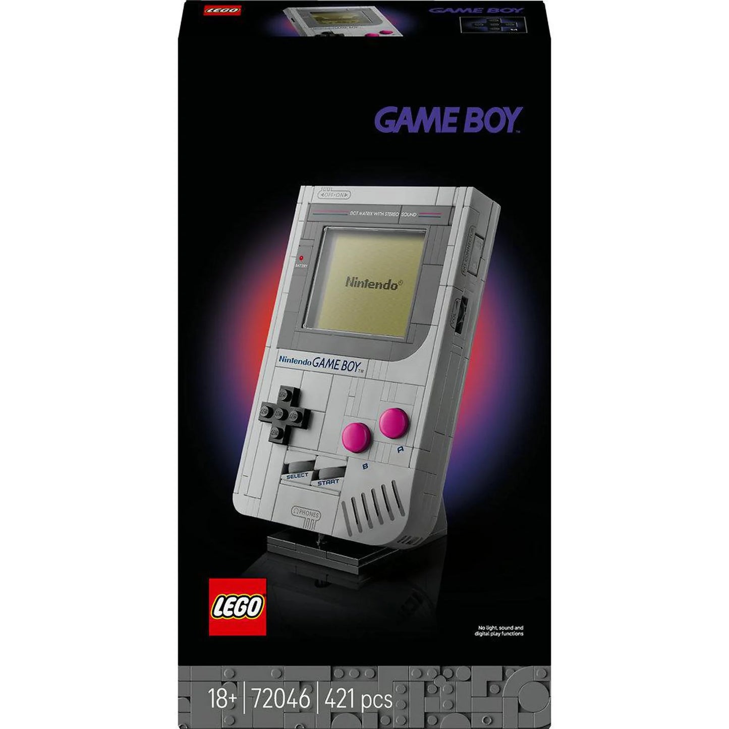 LEGO Super Mario™ Game Boy 72046 – Nintendo Retro Display-Modell | Sammler-Set