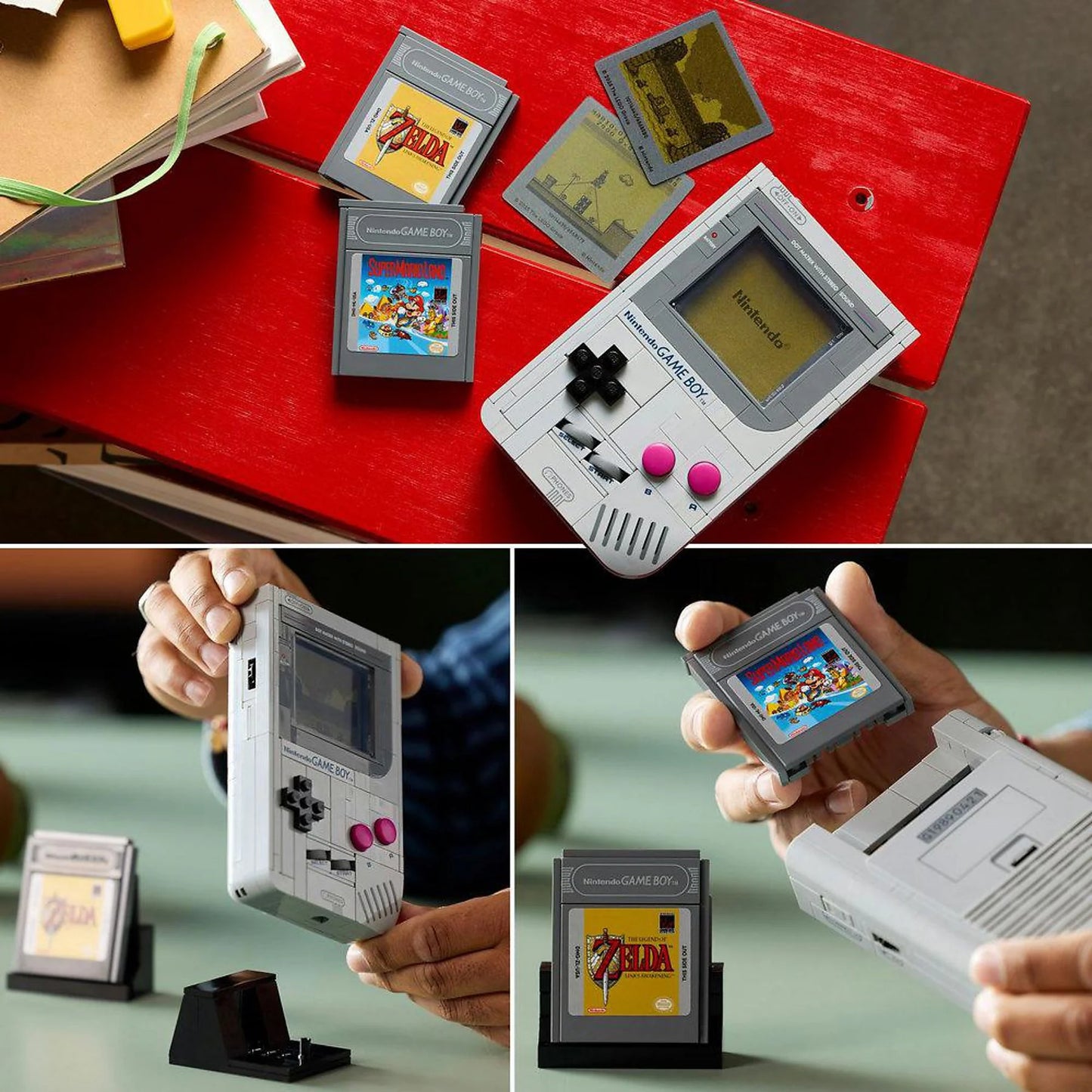 LEGO Super Mario™ Game Boy 72046 – Nintendo Retro Display-Modell | Sammler-Set