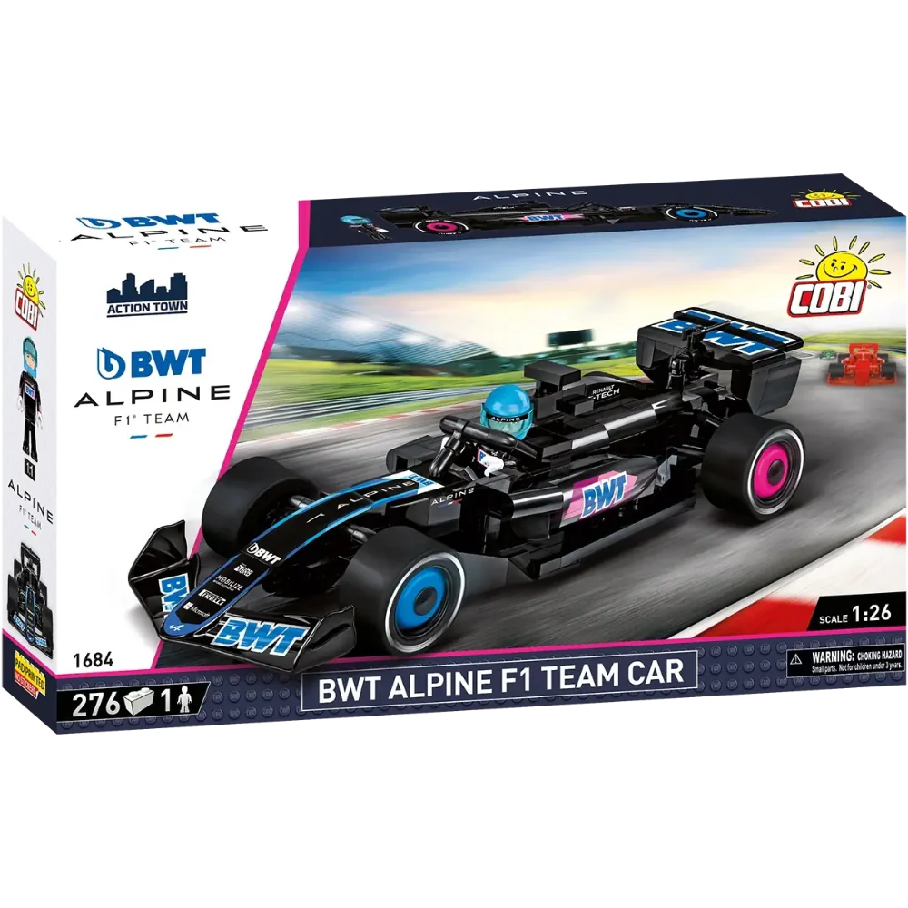 COBI 1684 Alpine F1 Car 290 Teile | Formel 1 Rennwagen Modellbausatz – Geschenk & Sammlerstück