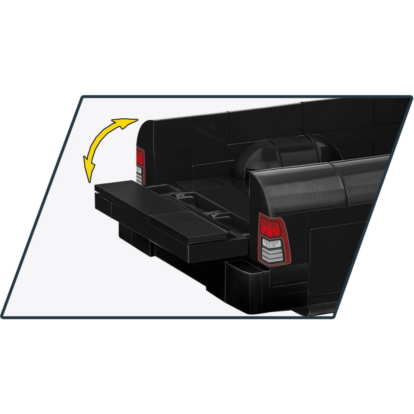 COBI 24610 DODGE RAM 2500 Pickup 187 Teile – Klemmbaustein Fahrzeugmodell, 1:35, Geschenkidee