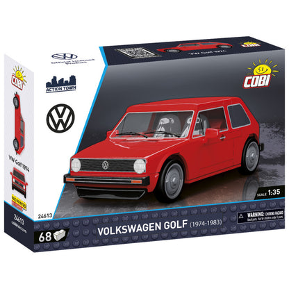 COBI 24613 Volkswagen Golf 1974–1983 | Klassiker Klemmbaustein-Modell 1:24 – Fahrzeugbausatz kompatibel