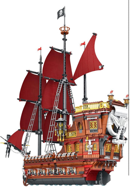 Reobrix 66010 Pirate Revenge – Piratenschiff Klemmbaustein-Set mit 3.066 Teilen