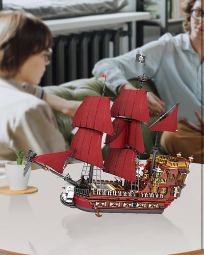 Reobrix 66010 Pirate Revenge – Piratenschiff Klemmbaustein-Set mit 3.066 Teilen