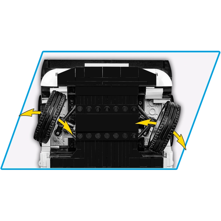 COBI 24358 Volkswagen Golf GTI Executive Edition – 1743 Teile Klemmbaustein Auto Sammler Modell