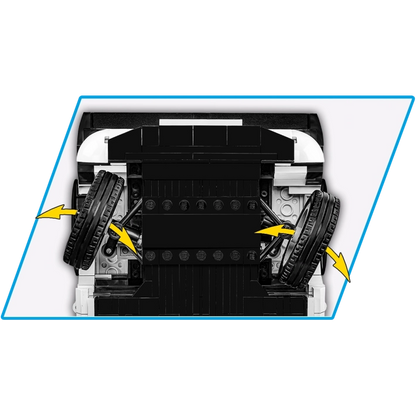 COBI 24358 Volkswagen Golf GTI Executive Edition – 1743 Teile Klemmbaustein Auto Sammler Modell
