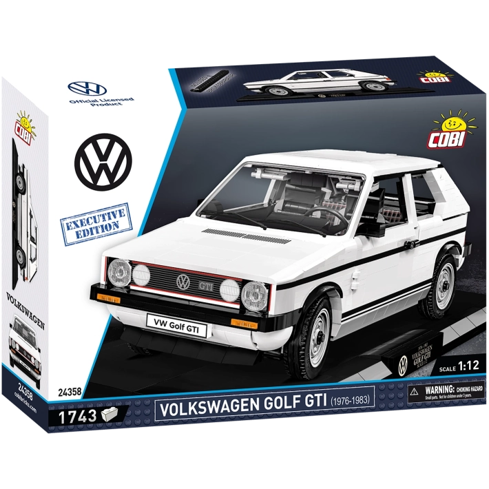 COBI 24358 Volkswagen Golf GTI Executive Edition – 1743 Teile Klemmbaustein Auto Sammler Modell