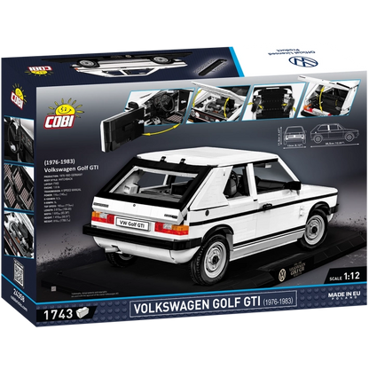 COBI 24358 Volkswagen Golf GTI Executive Edition – 1743 Teile Klemmbaustein Auto Sammler Modell