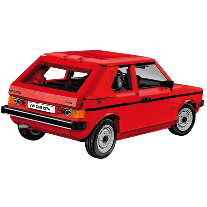 COBI 24359 Volkswagen Golf 1974-1983 – 1533 Teile Klemmbaustein Oldtimer Auto 1:12 Modell