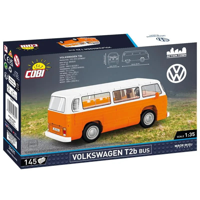 COBI 24621 Volkswagen T2 Bulli – 145 Teile Klemmbaustein VW Bus Modell 1:35