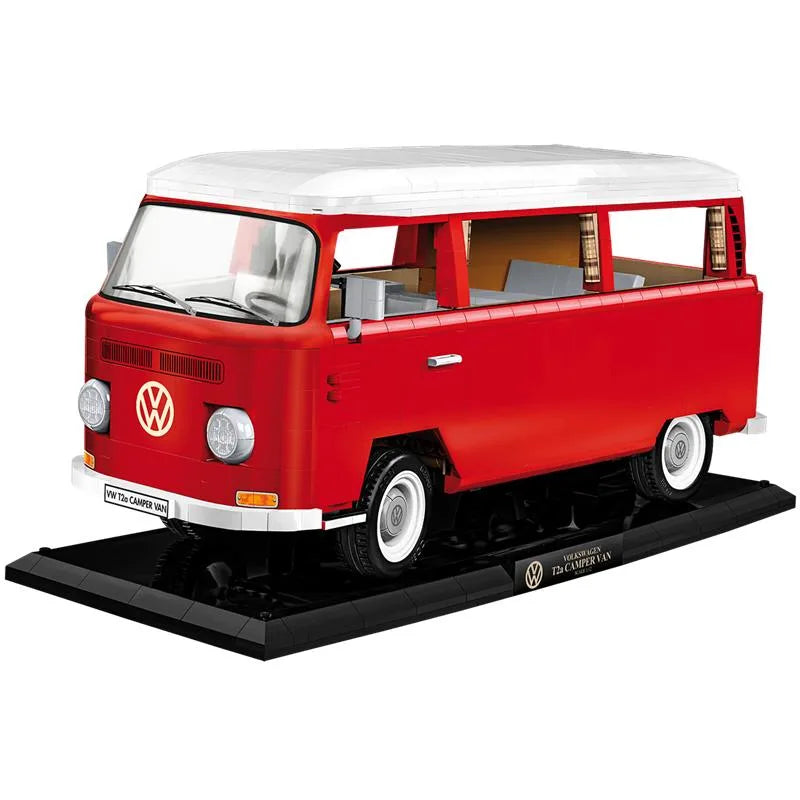 COBI 24361 Volkswagen T2 Camper Van – 2207 Teile Klemmbaustein VW Bulli Wohnmobil 1:12