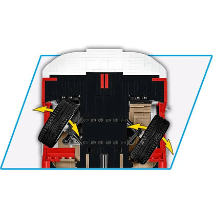 COBI 24361 Volkswagen T2 Camper Van – 2207 Teile Klemmbaustein VW Bulli Wohnmobil 1:12