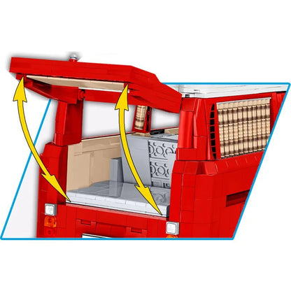 COBI 24361 Volkswagen T2 Camper Van – 2207 Teile Klemmbaustein VW Bulli Wohnmobil 1:12