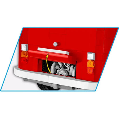 COBI 24361 Volkswagen T2 Camper Van – 2207 Teile Klemmbaustein VW Bulli Wohnmobil 1:12