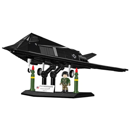 COBI 5903 F-117 Nighthawk – 795 Teile Klemmbaustein Stealth Flugzeug Modell 1:48