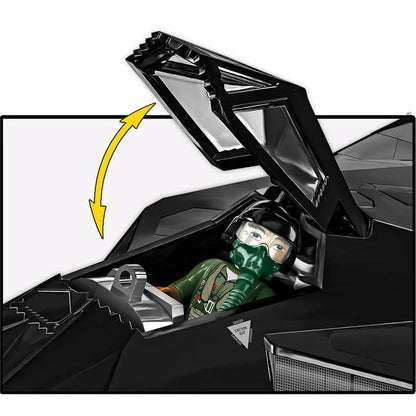 COBI 5903 F-117 Nighthawk – 795 Teile Klemmbaustein Stealth Flugzeug Modell 1:48