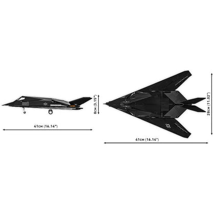 COBI 5903 F-117 Nighthawk – 795 Teile Klemmbaustein Stealth Flugzeug Modell 1:48