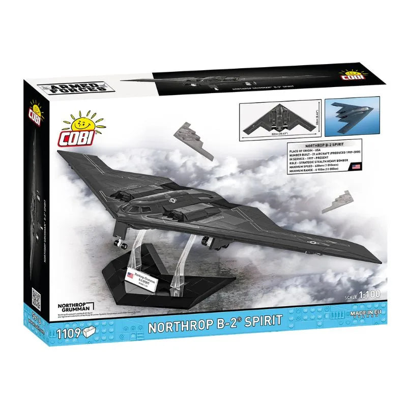 COBI 5916 Northrop B-2 Spirit – 1109 Teile Klemmbaustein Stealth Bomber Modell 1:100