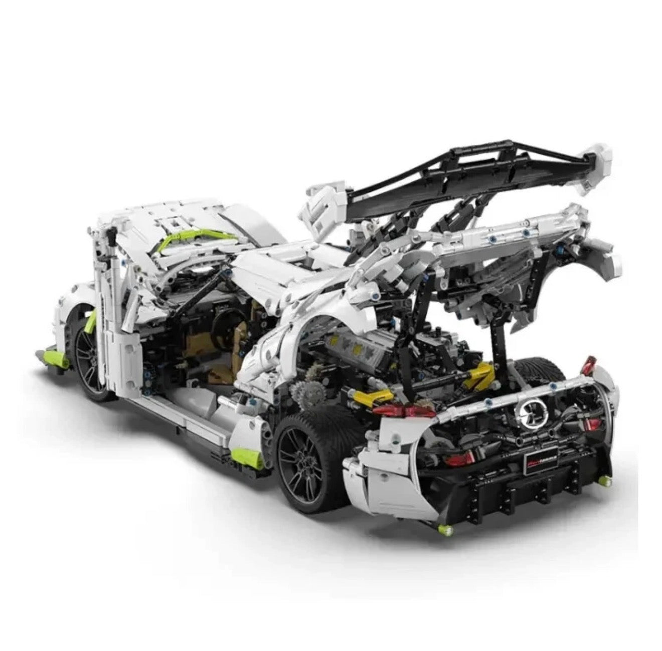 CaDA C61048W Fantasma Super Sports Car – 4346 Teile Technik Klemmbaustein