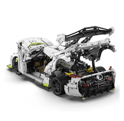 CaDA C61048W Fantasma Super Sports Car – 4346 Teile Technik Klemmbaustein