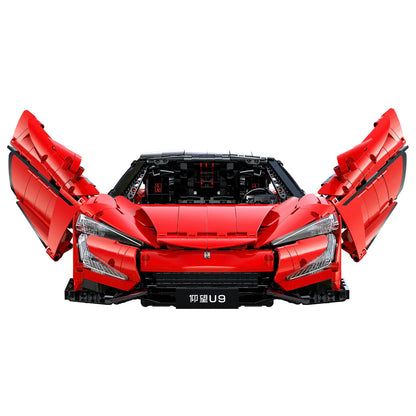 CaDA YangWang U9 Supercar 1:8 C64011W – 3671 Teile Hypercar mit 8-Gang-Getriebe, Federung & “Dancing Car” Funktion