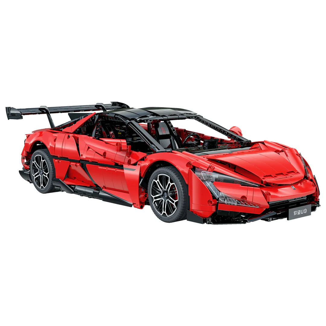CaDA YangWang U9 Supercar 1:8 C64011W – 3671 Teile Hypercar mit 8-Gang-Getriebe, Federung & “Dancing Car” Funktion