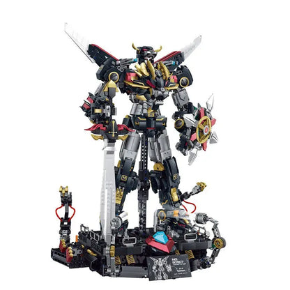 GULY 80507 Beast King GoLion MEGAZORD – 3935 Teile Transforming Mecha Roboter & Löwe mit Schwert & LED
