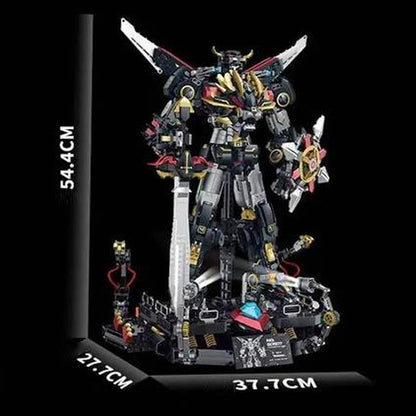 GULY 80507 Beast King GoLion MEGAZORD – 3935 Teile Transforming Mecha Roboter & Löwe mit Schwert & LED