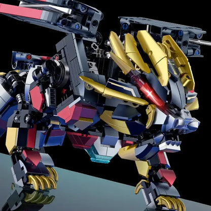 GULY 80507 Beast King GoLion MEGAZORD – 3935 Teile Transforming Mecha Roboter & Löwe mit Schwert & LED