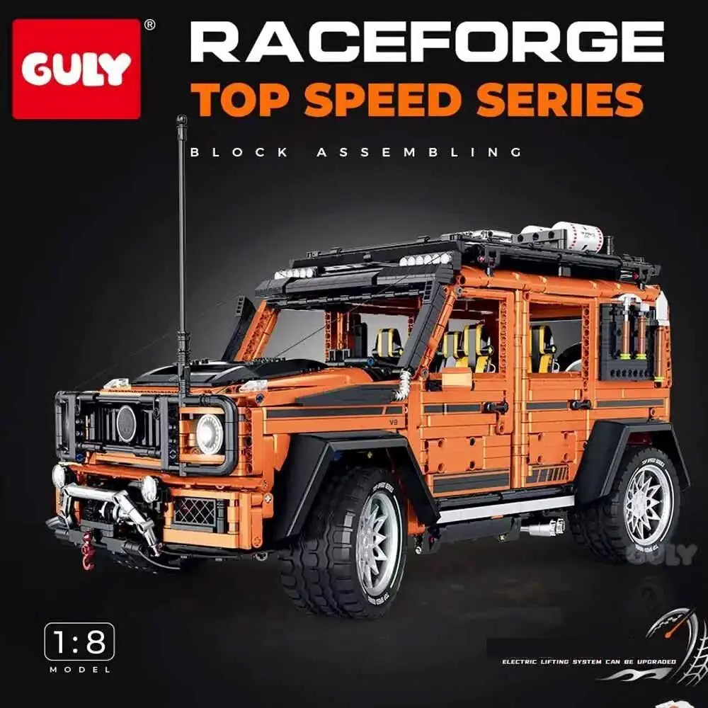 GULY 10642 Raceforge Offroad SUV 1:8 – 3914 Teile Technik Geländewagen mit Motorisierung & Federung