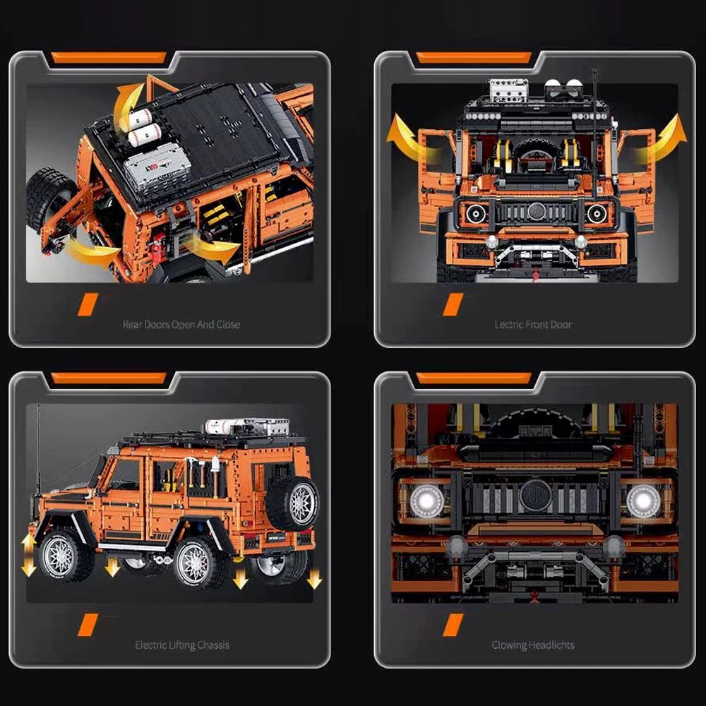 GULY 10642 Raceforge Offroad SUV 1:8 – 3914 Teile Technik Geländewagen mit Motorisierung & Federung