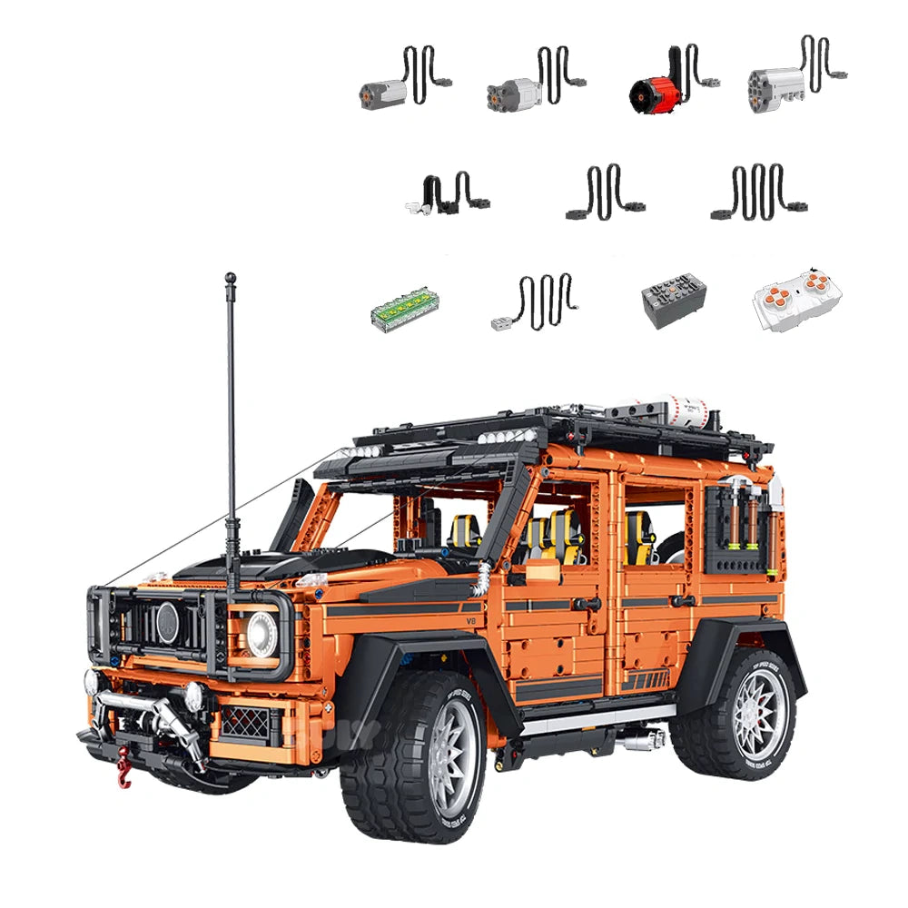 GULY 10642 Raceforge Offroad SUV 1:8 – 3914 Teile Technik Geländewagen mit Motorisierung & Federung