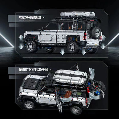 GULY 10620 Offroad SUV 1:8 – 5268 Teile Technik Geländewagen mit V8 Motor, Federung & RC-Option