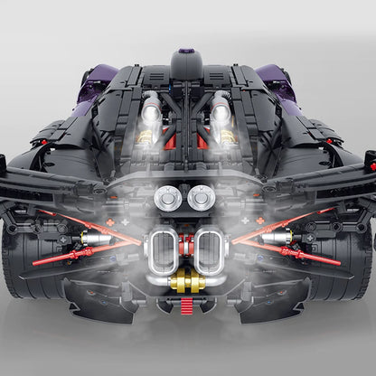 GULY 10643 Bugatti Bolide 1:8 Supercar – 3300+ Teile Technic Hypercar mit W16 Motor, Federung & RC-Option