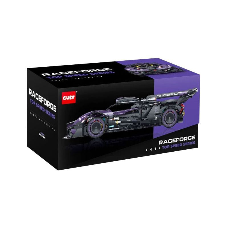 GULY 10643 Bugatti Bolide 1:8 Supercar – 3300+ Teile Technic Hypercar mit W16 Motor, Federung & RC-Option