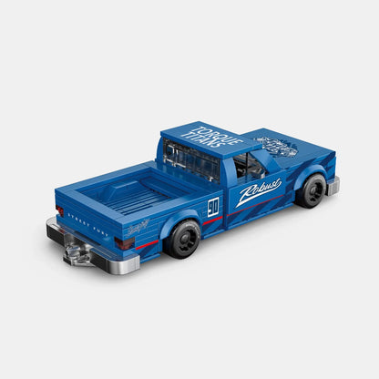 Happy Build PB8841 Pickup Truck Street Fury – 392 Teile Klemmbaustein Modellauto