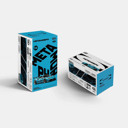 Happy Build PB8856 F80 Hypercar Sportwagen – 362 Teile Klemmbaustein Modellauto