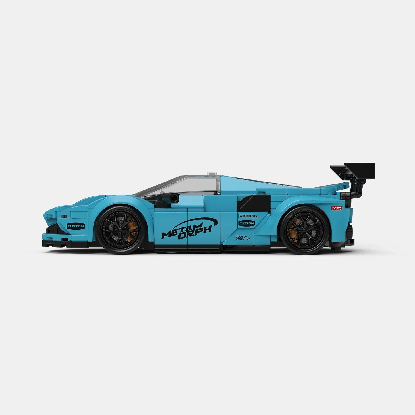 Happy Build PB8856 F80 Hypercar Sportwagen – 362 Teile Klemmbaustein Modellauto