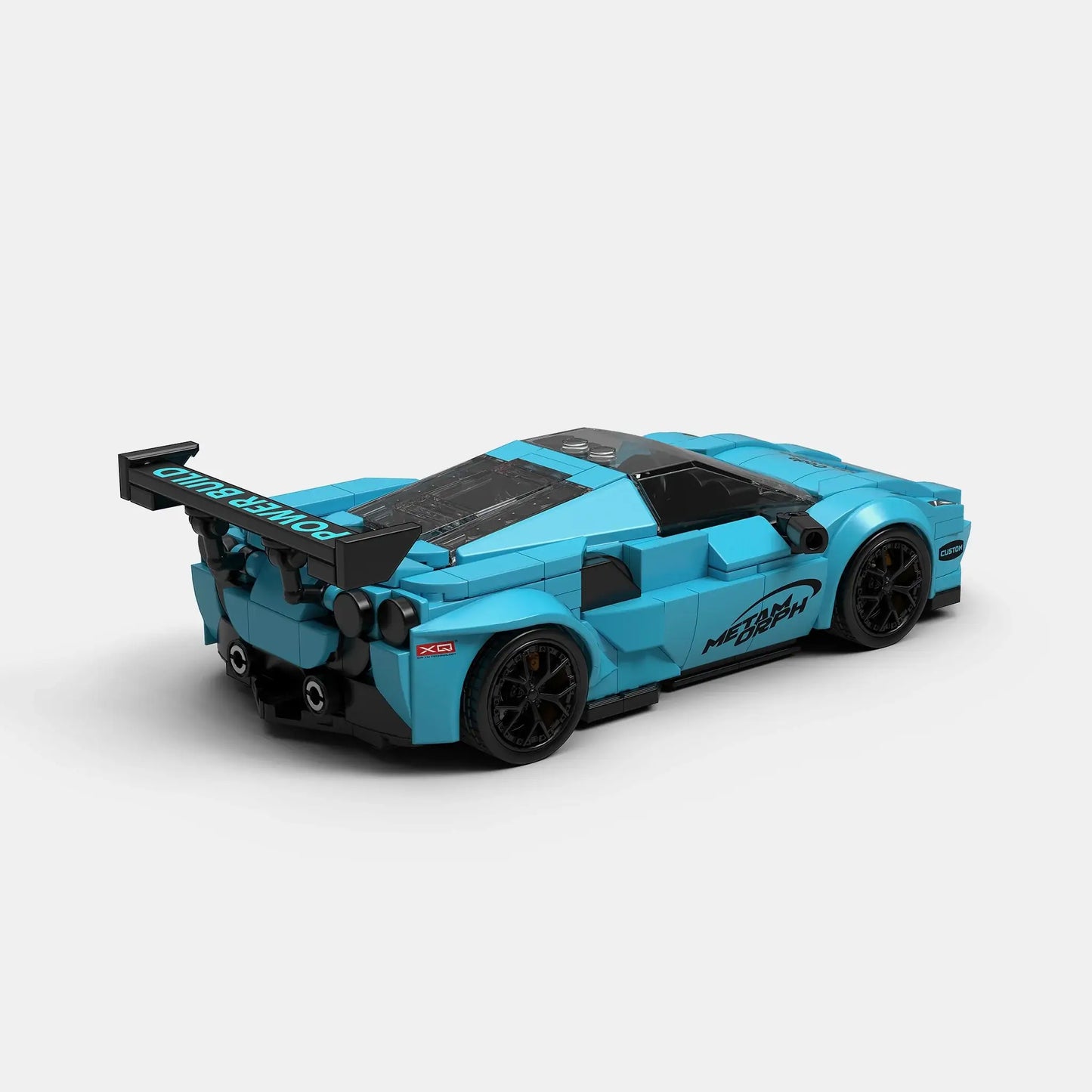 Happy Build PB8856 F80 Hypercar Sportwagen – 362 Teile Klemmbaustein Modellauto