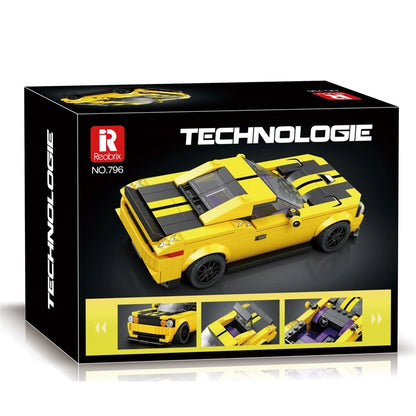 Reobrix 796 Dodge SRT Sportwagen – 336 Teile Klemmbaustein Modellauto