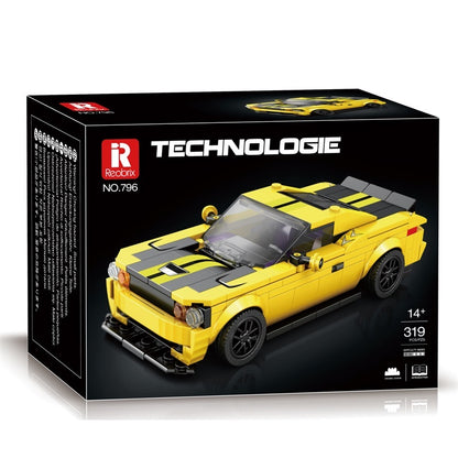 Reobrix 796 Dodge SRT Sportwagen – 336 Teile Klemmbaustein Modellauto