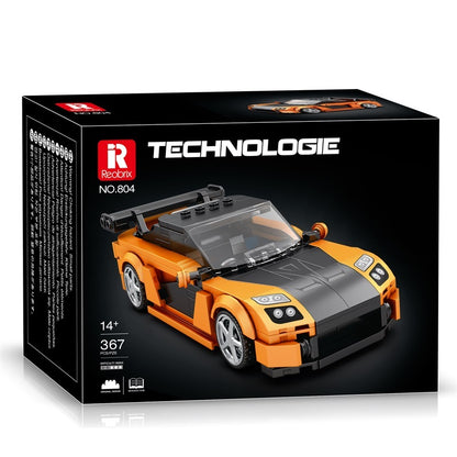 Reobrix 804 Mazda RX-7 Sportwagen – 367 Teile Klemmbaustein Modellauto
