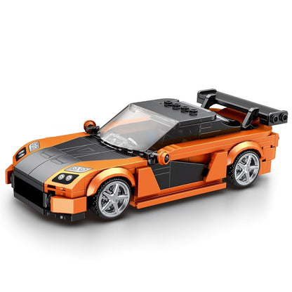 Reobrix 804 Mazda RX-7 Sportwagen – 367 Teile Klemmbaustein Modellauto