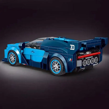Mould King 27001 Vision GT Rennwagen – 336 Teile Klemmbaustein Modellauto mit Vitrine