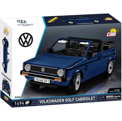 COBI 24360 Volkswagen Golf Cabriolet 1:12 – 1494 Teile Klemmbaustein Modellauto
