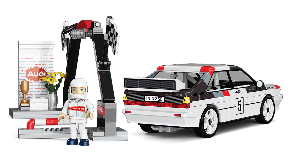 COBI 24666 Audi Quattro Group 4 (1981) – 167 Teile Rallye Modellauto