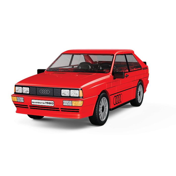 COBI 24664 Audi Quattro 1980 – 79 Teile Klemmbaustein Modellauto
